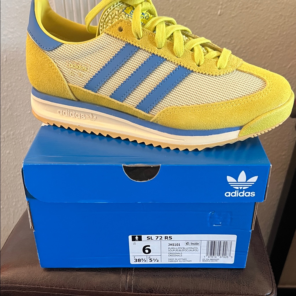 Adidas Sl 72 Rs In Yellow And Blue